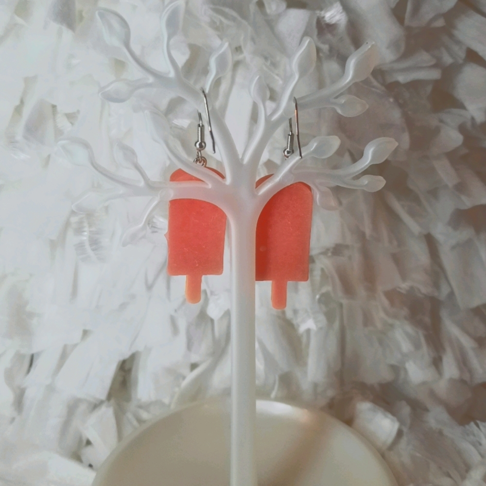 Rocket Pop Popsicle Drop Earrings NEW Ice Cream - Picture 6 of 7